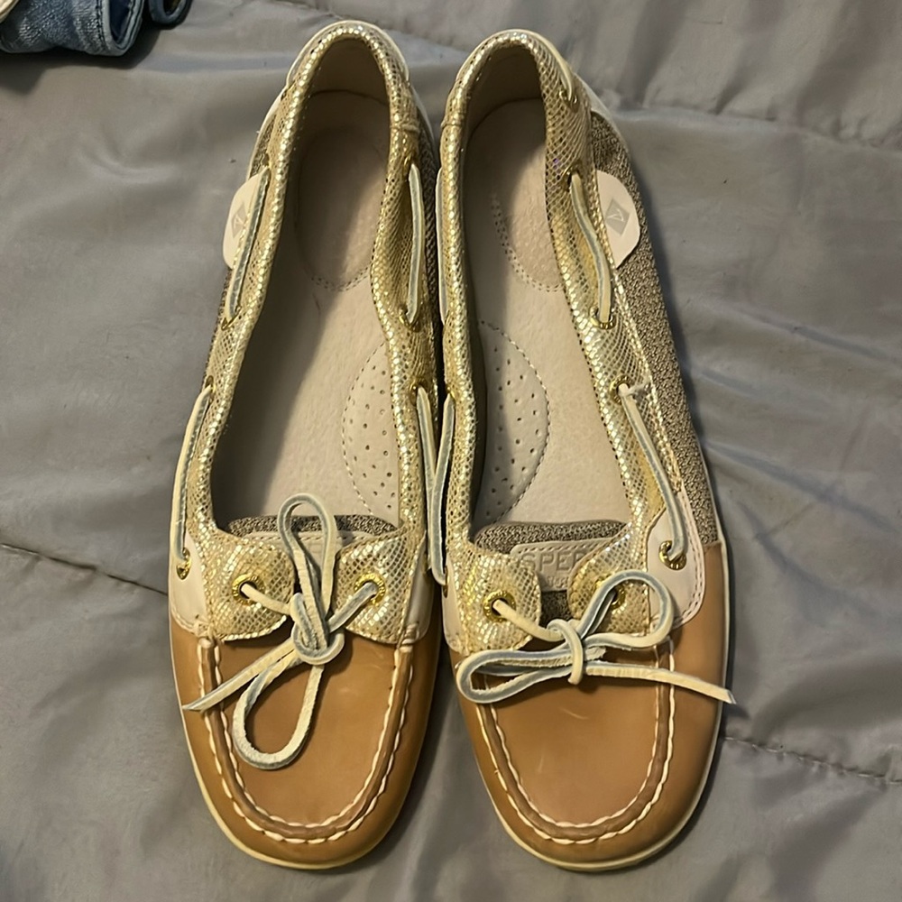 TWO pairs Sperry boat shoes — like new — $25 for both pairs